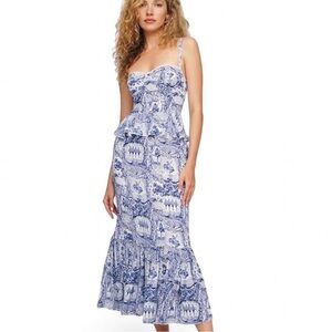 NWT Reformation Felda Dress in En Pointe Size 4